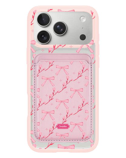 iPhone Magnetic Wallet Case - Coquette Floral