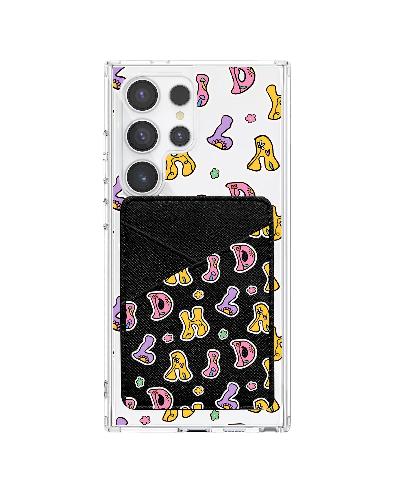 Android Phone Wallet Case - Playful Monogram 7.0