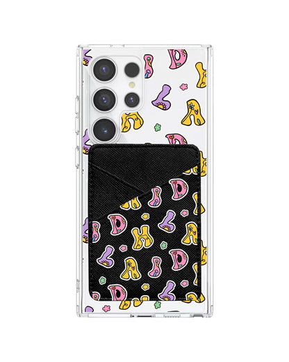 Android Phone Wallet Case - Playful Monogram 7.0