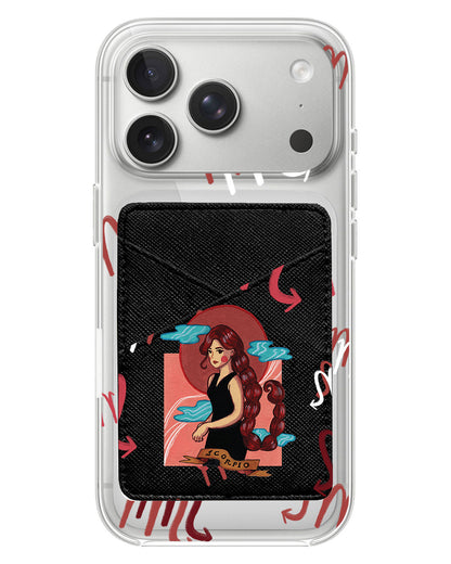 iPhone Phone Wallet Case - Scorpio