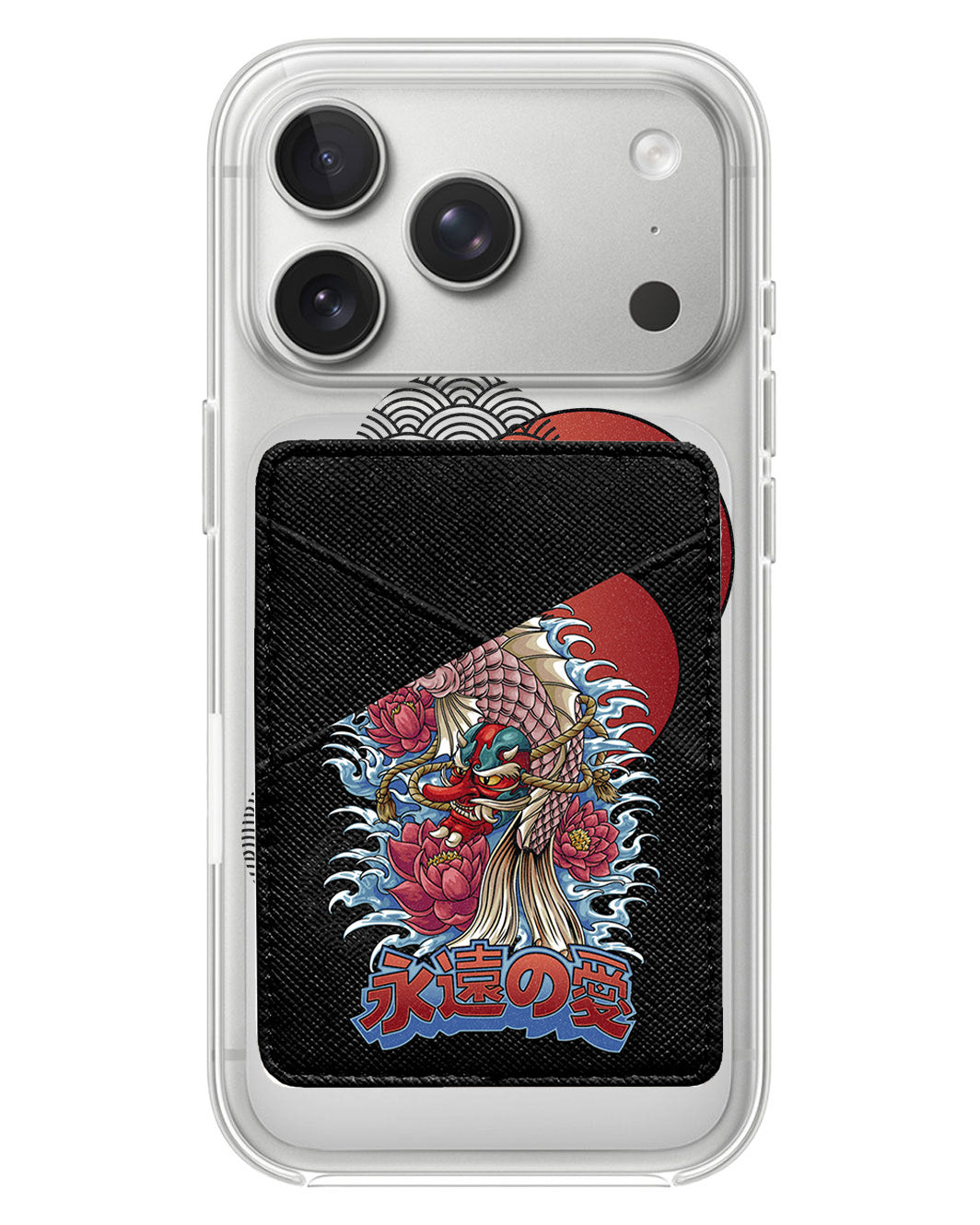 iPhone Phone Wallet Case - Oni Koi