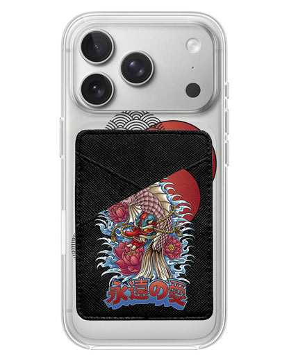 iPhone Phone Wallet Case - Oni Koi
