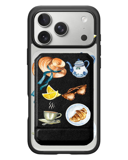 iPhone Magnetic Multifold Wallet - Afternoon Tea