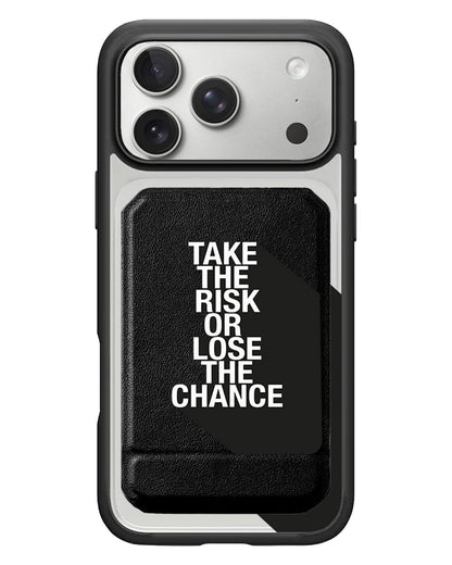 iPhone Magnetic Multifold Wallet - Take The Risk
