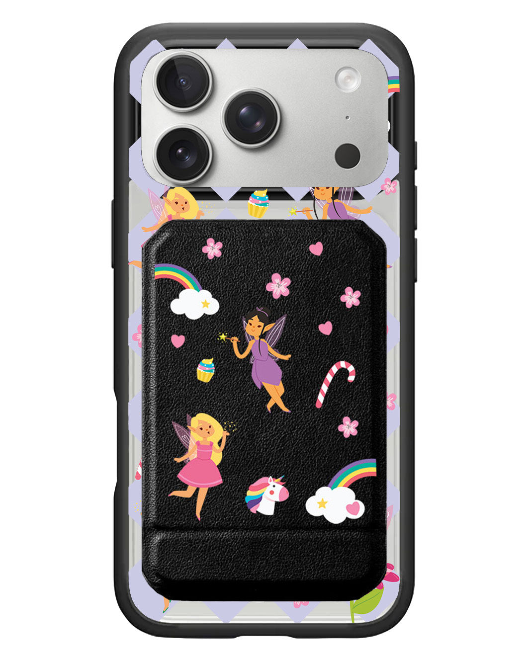 iPhone Magnetic Multifold Wallet - Tiny Fairy