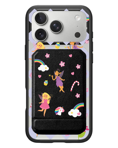 iPhone Magnetic Multifold Wallet - Tiny Fairy