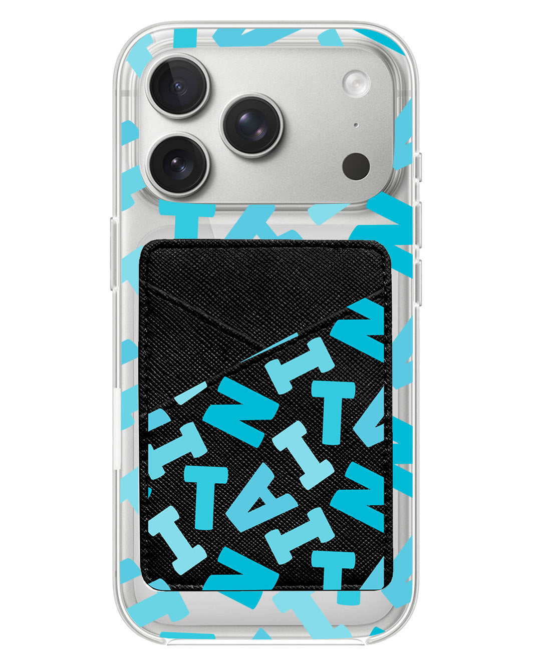 iPhone Phone Wallet Case - Scattered Monogram 5.0