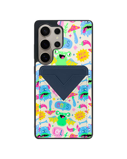 Android Avant Wallet Case - Monster Say Keep Going