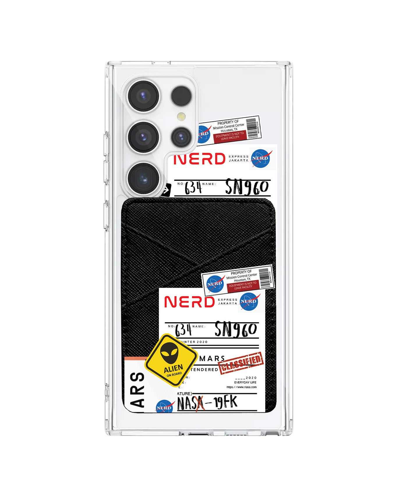 Android Phone Wallet Case - Ticket To Mars