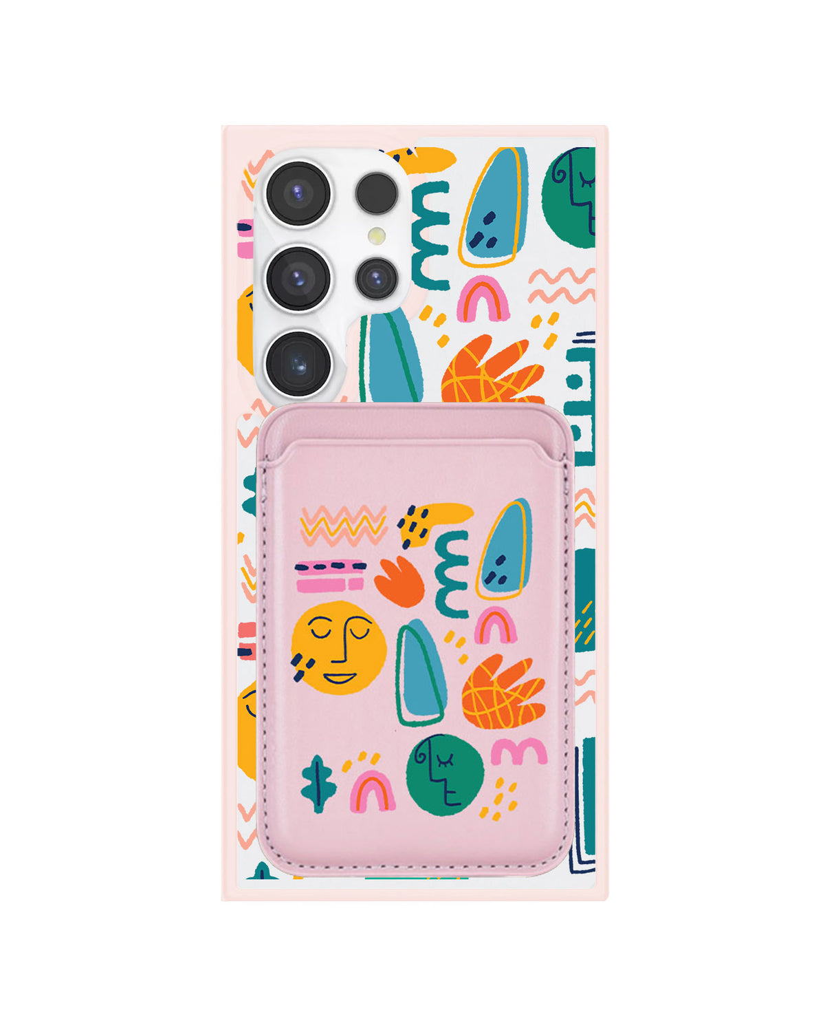 Android Magnetic Wallet Case - Silent Art
