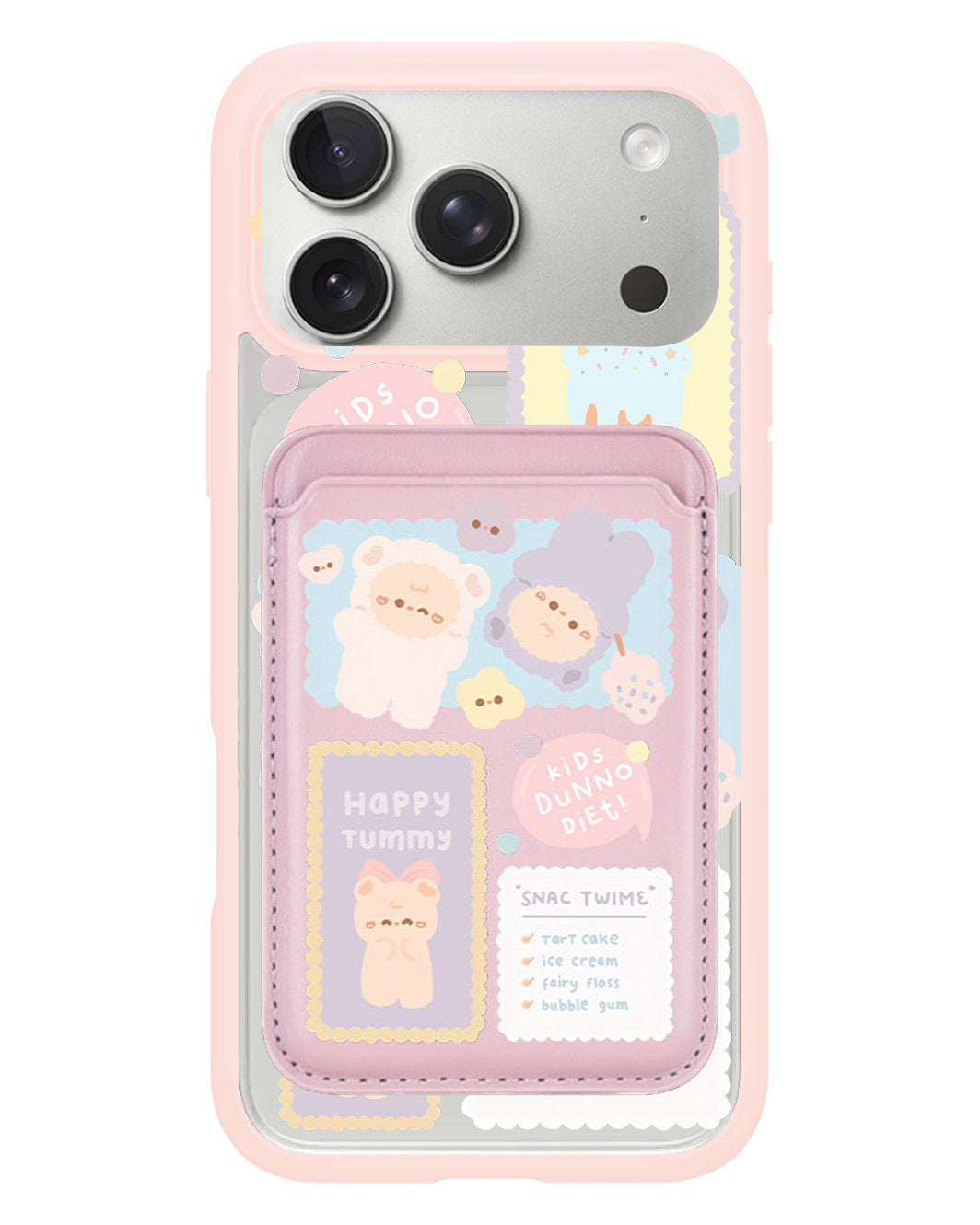 iPhone Magnetic Wallet Case - Sweets Heaven