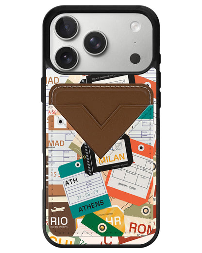 iPhone Avant Wallet Case - Luggage Tag