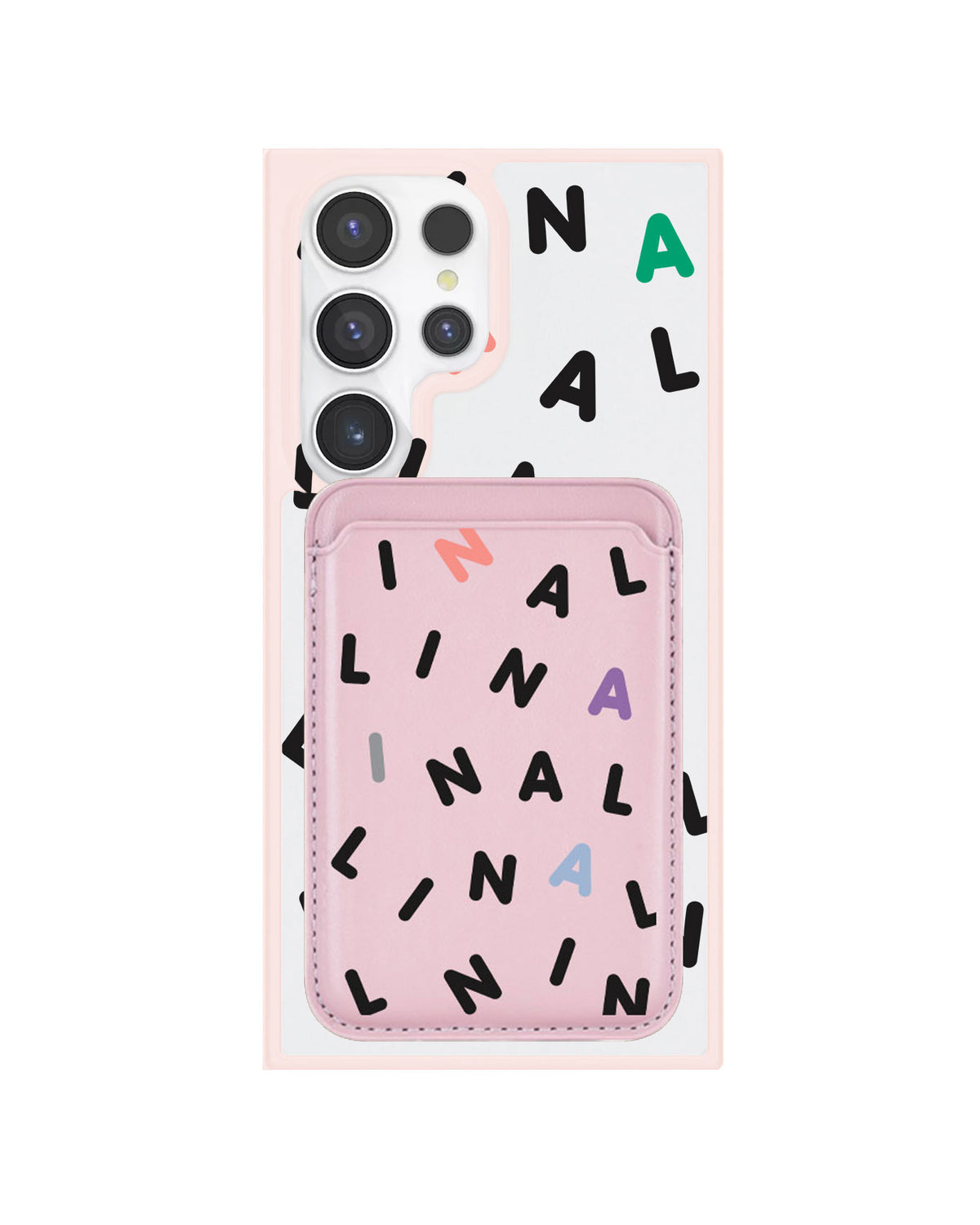 Android Magnetic Wallet Case - Monogram 2.0 Hitam