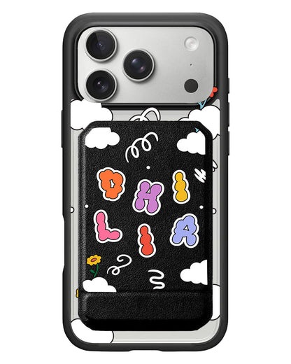 iPhone Magnetic Multifold Wallet - Adorable Monogram 6.0