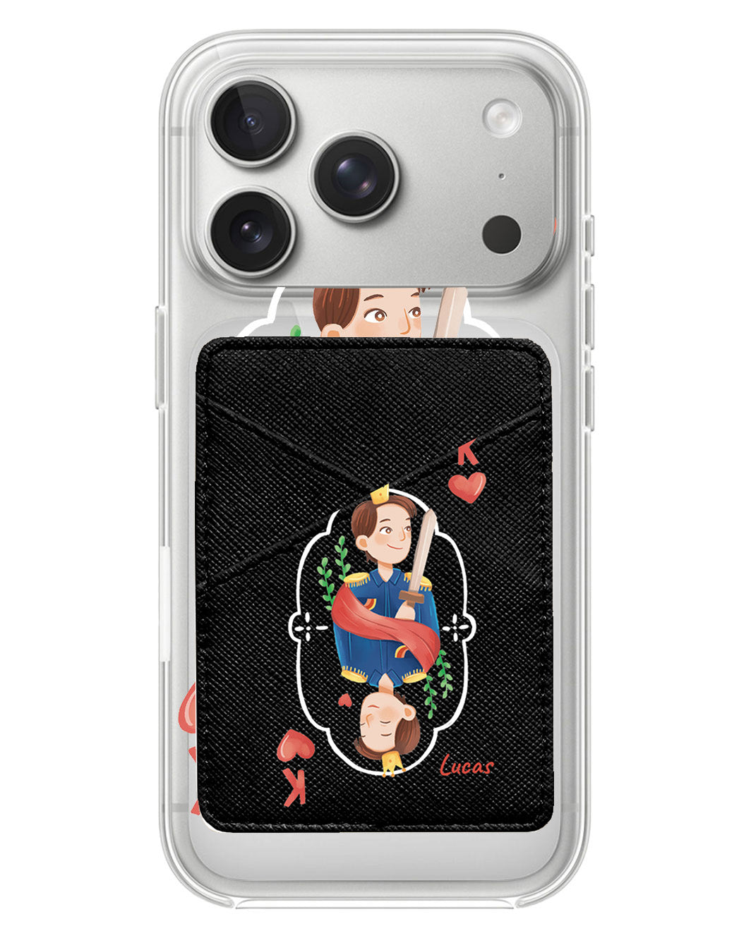 iPhone Phone Wallet Case - King