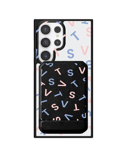 Android Magnetic Multifold Wallet - Seventeen Monogram