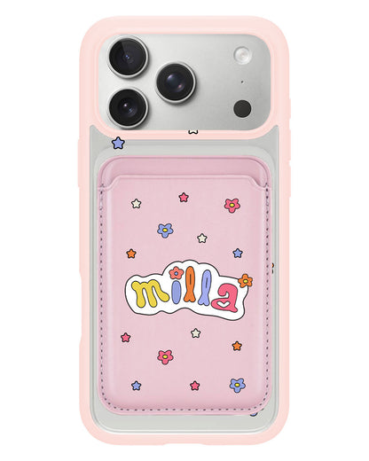 iPhone Magnetic Wallet Case - Adorable Monogram 5.0