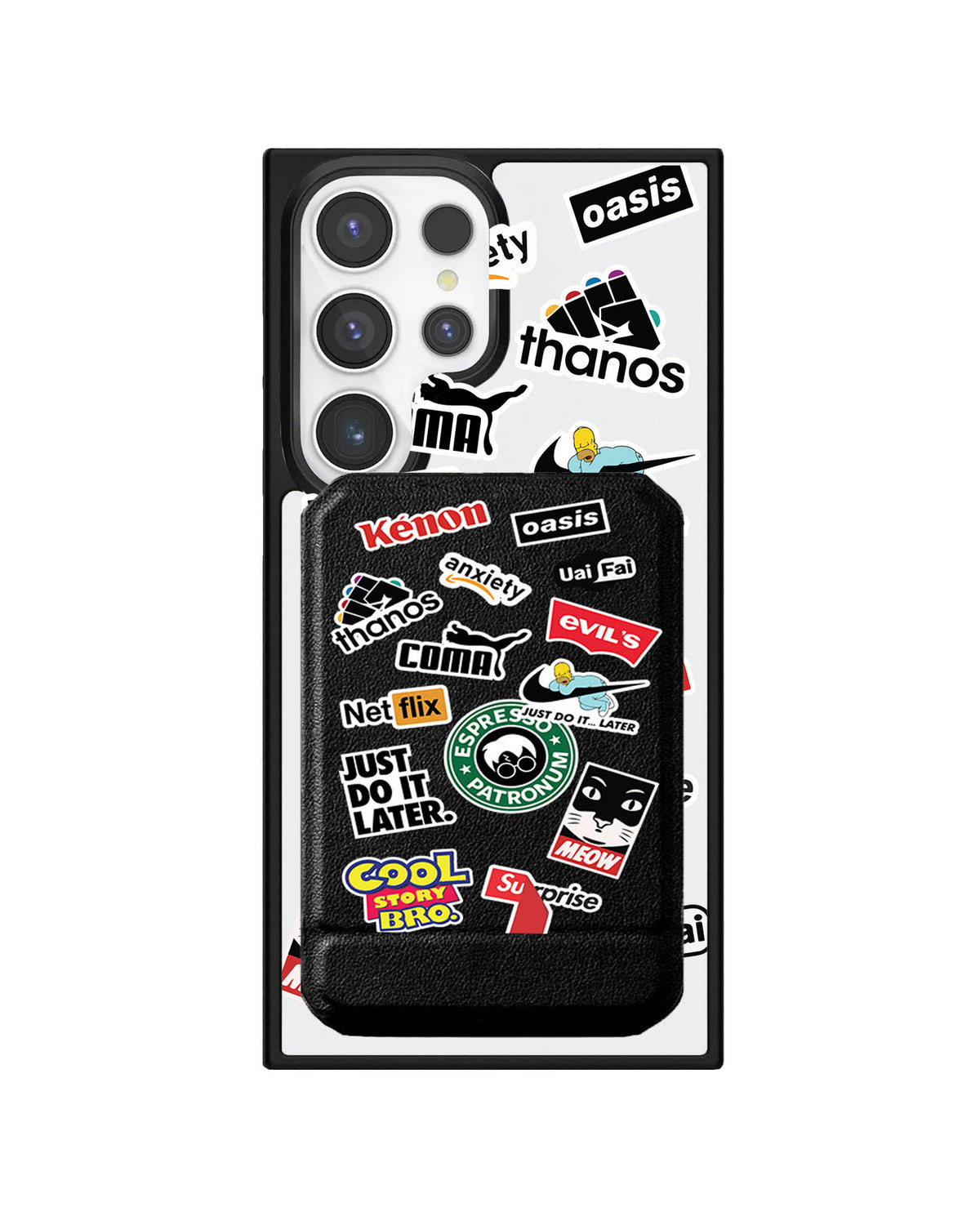 Android Magnetic Multifold Wallet - Brand Parody 1.0