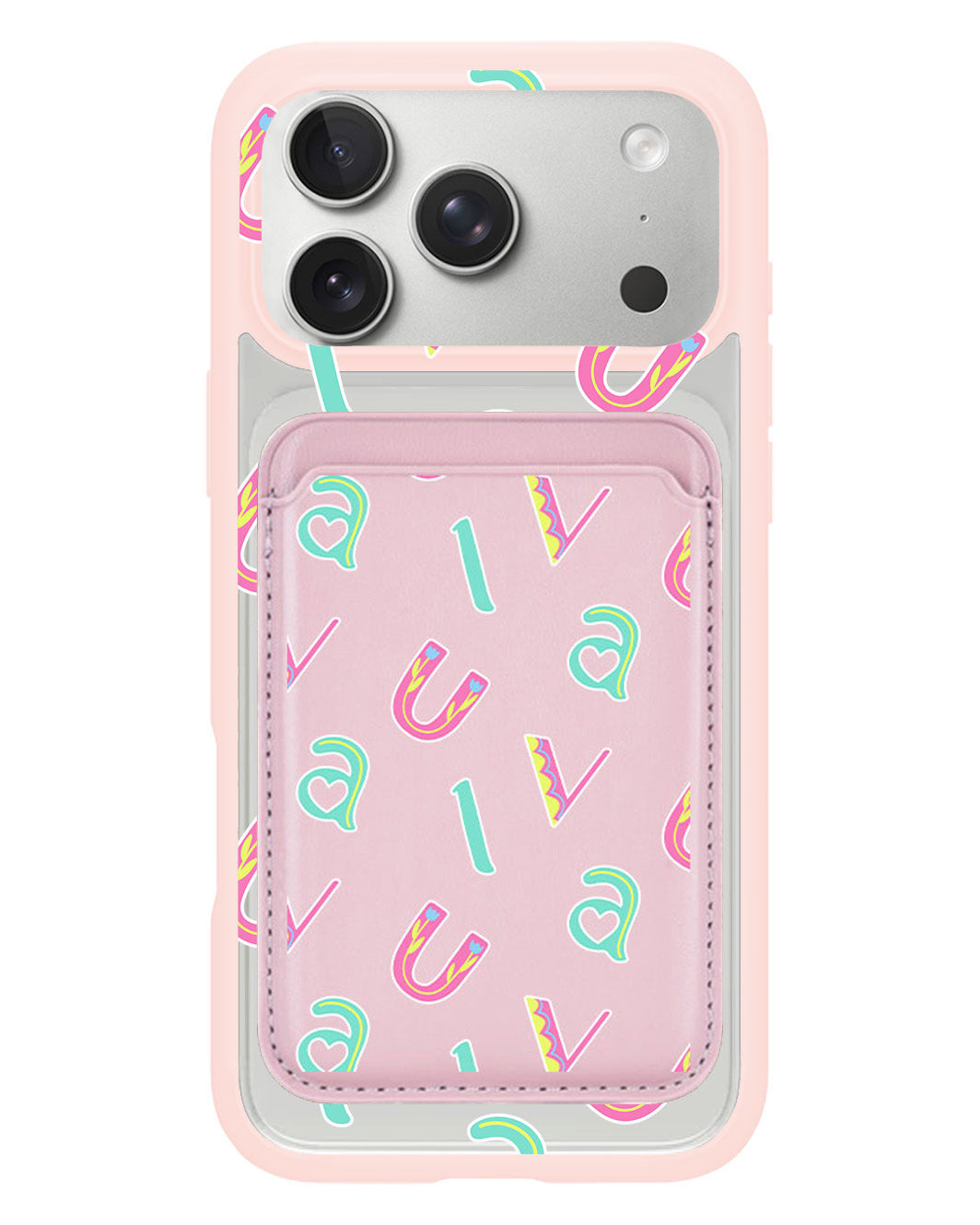 iPhone Magnetic Wallet Case - Playful Monogram 6.0
