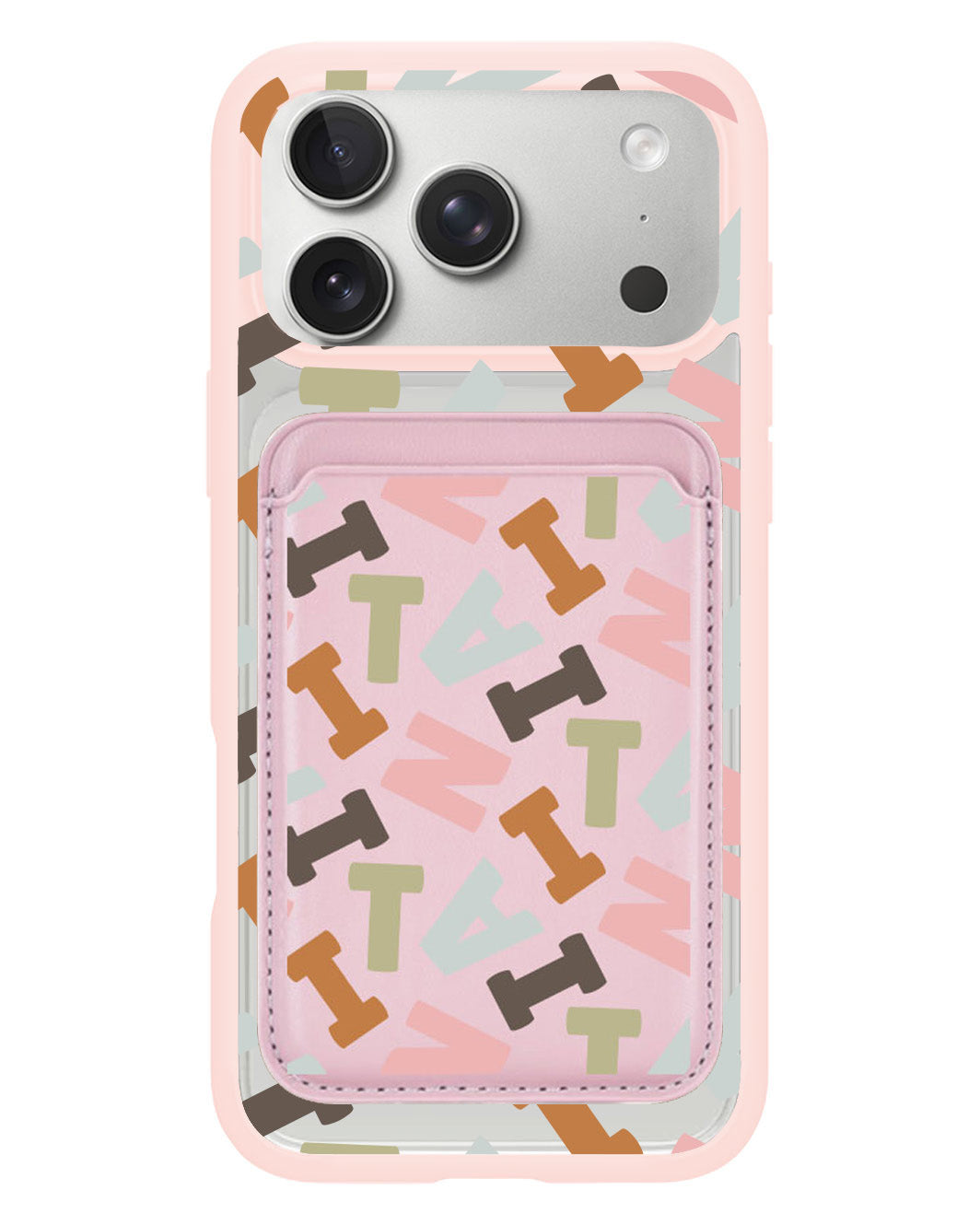 iPhone Magnetic Wallet Case - Scattered Monogram 4.0