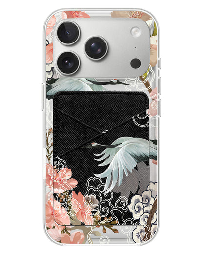 iPhone Phone Wallet Case - Oil Painting Birds