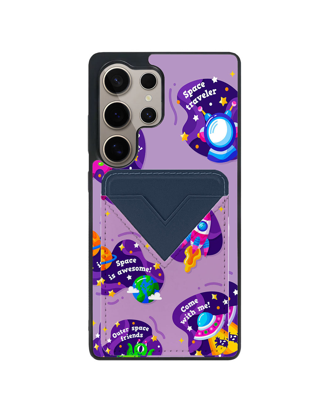 Android Avant Wallet Case - Space Traveller
