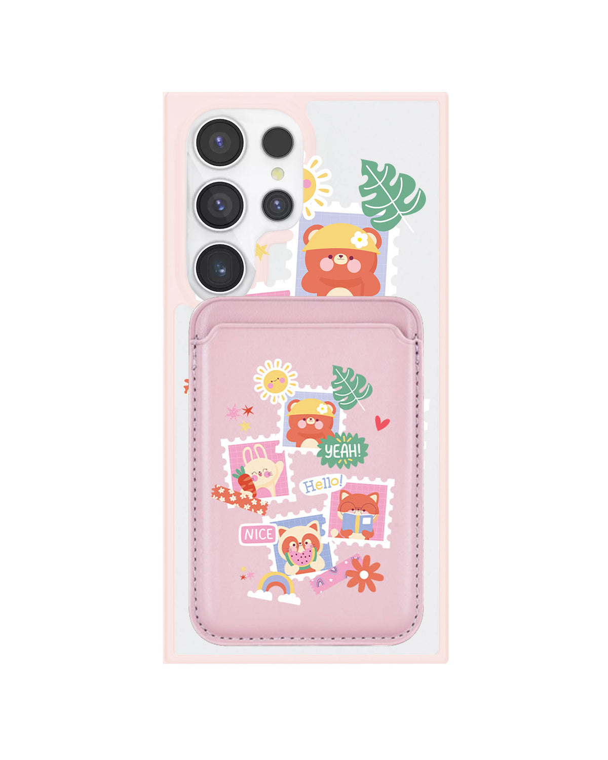 Android Magnetic Wallet Case - Animal Squad