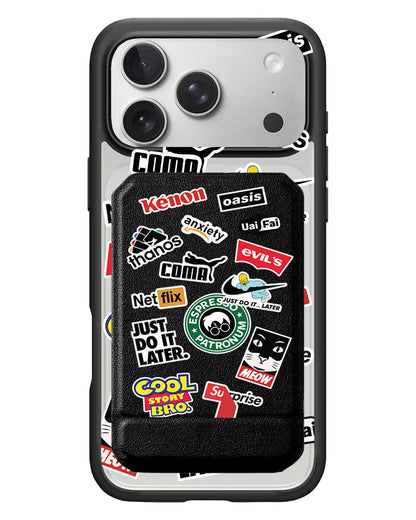 iPhone Magnetic Multifold Wallet - Brand Parody 1.0