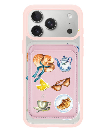 iPhone Magnetic Wallet Case - Afternoon Tea