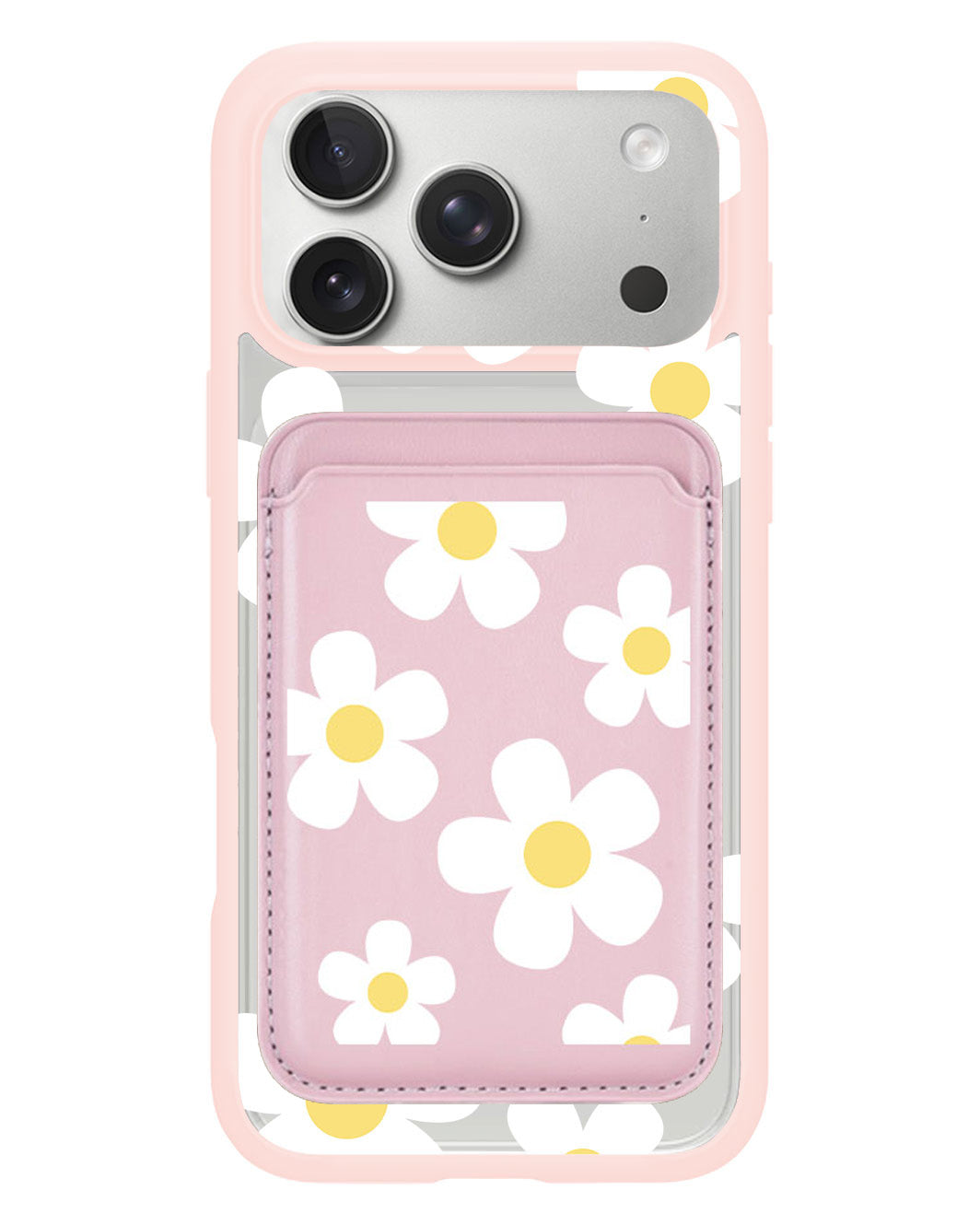 iPhone Magnetic Wallet Case - Daisy 2.0