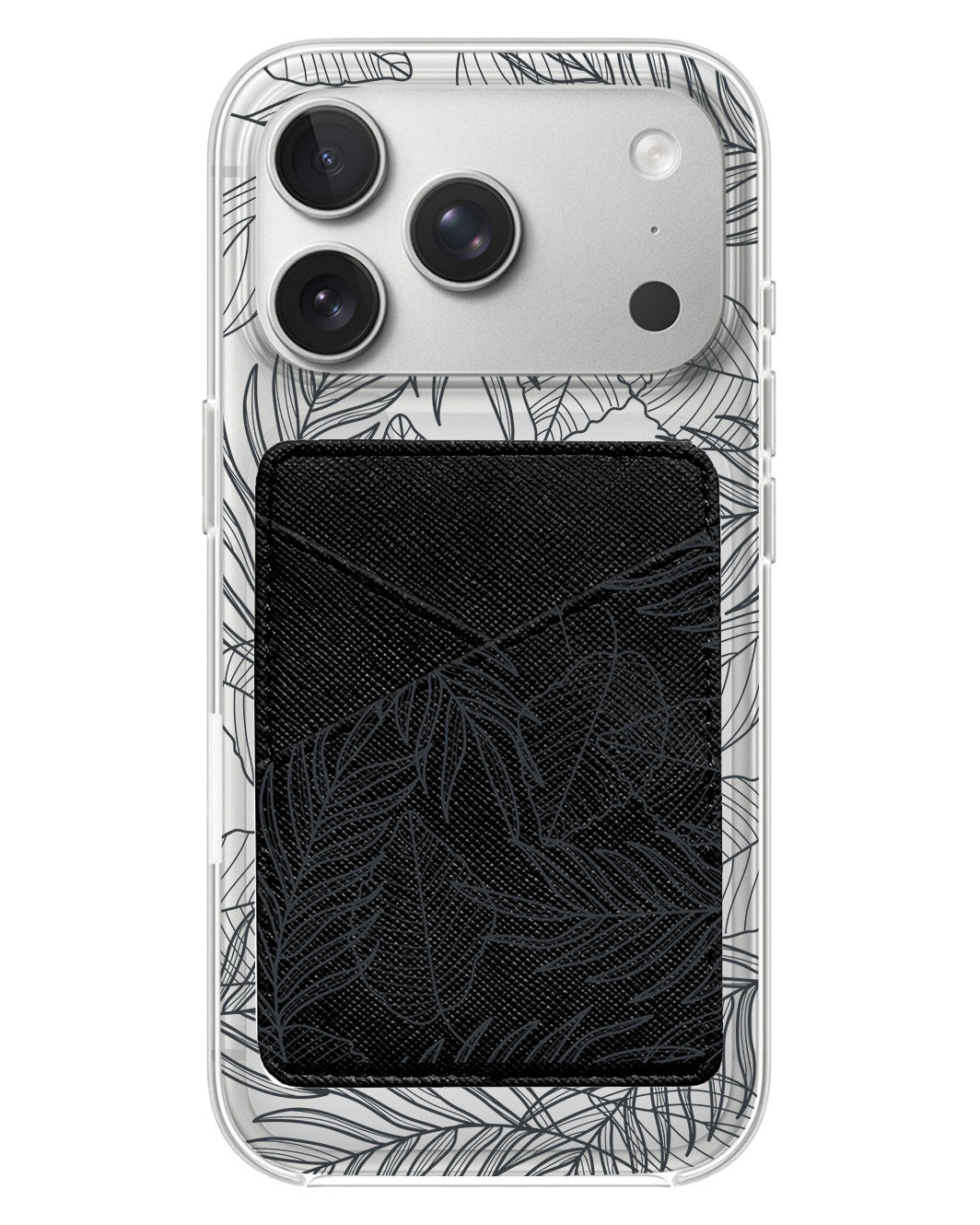 iPhone Phone Wallet Case - Sketchy Tropical 2.0