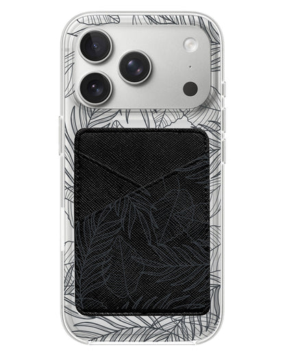 iPhone Phone Wallet Case - Sketchy Tropical 2.0