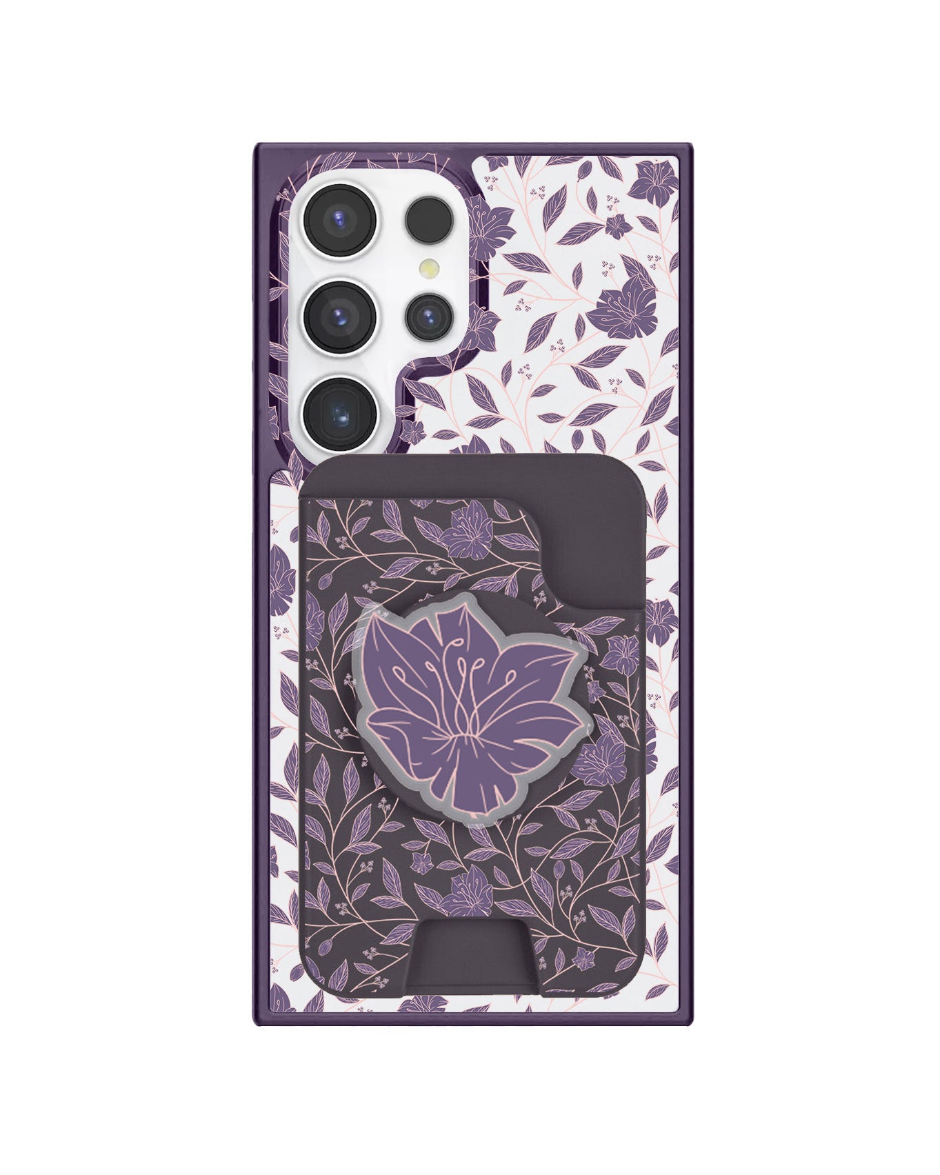 Android Magpop Wallet - Sketchy Flower 4.0
