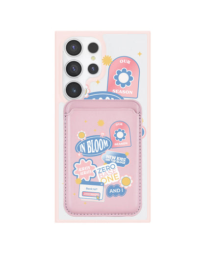 Android Magnetic Wallet Case - Zerobaseone Song Sticker Pack