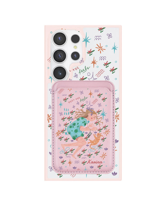 Android Magnetic Wallet Case - Feel the Feels