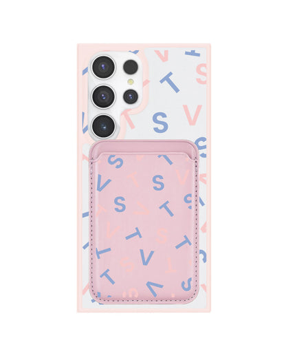 Android Magnetic Wallet Case - Seventeen Monogram