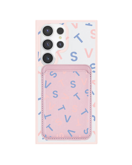 Android Magnetic Wallet Case - Seventeen Monogram