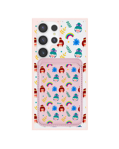 Android Magnetic Wallet Case - Unconditionally Girl