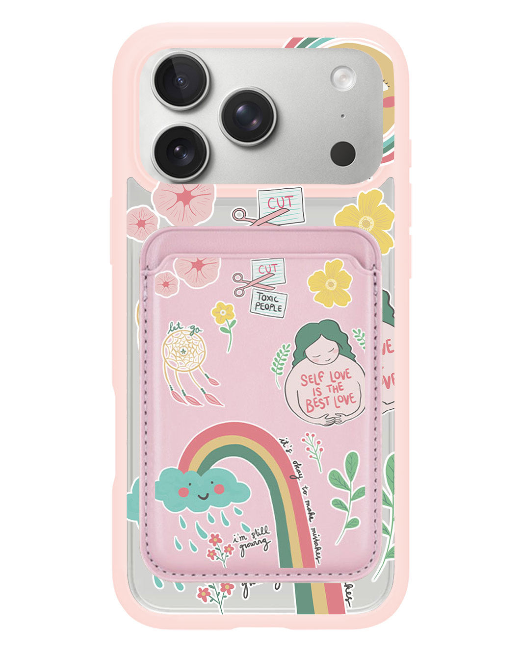 iPhone Magnetic Wallet Case - Self Love