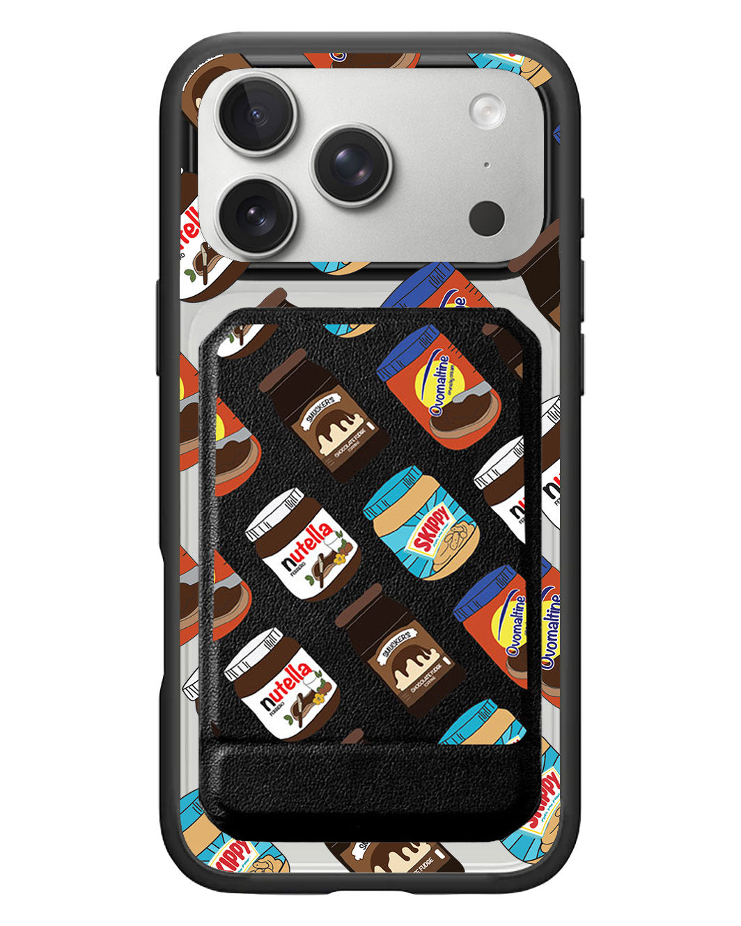 iPhone Magnetic Multifold Wallet - Choco Spread