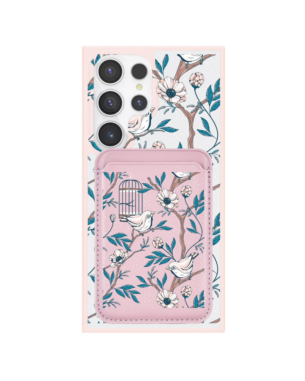 Android Magnetic Wallet Case - Lovebird 3.0