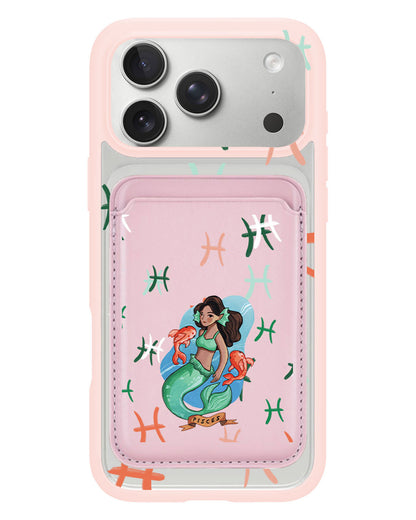 iPhone Magnetic Wallet Case - Pisces