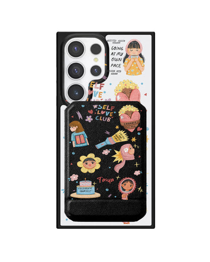 Android Magnetic Multifold Wallet - Self Love Club