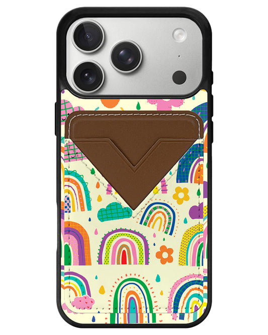 iPhone Avant Wallet Case - Rainbow