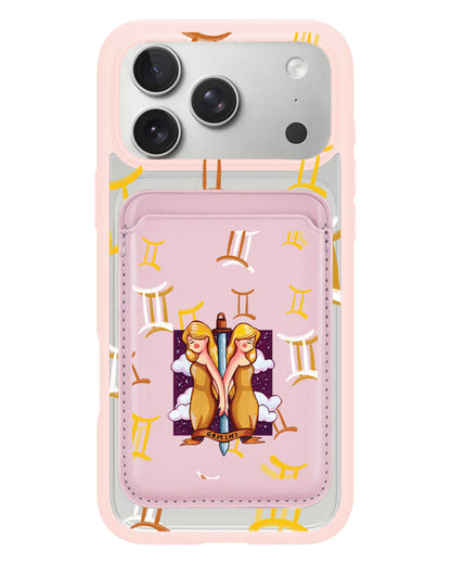iPhone Magnetic Wallet Case - Gemini