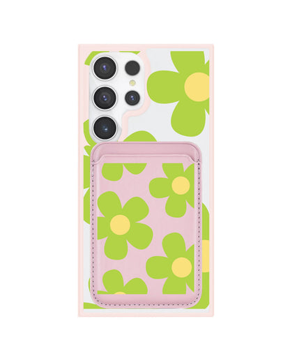 Android Magnetic Wallet Case - Daisy Bloom