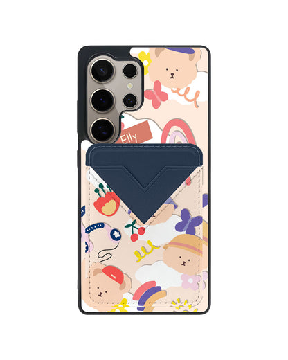 Android Avant Wallet Case - Bear in Style