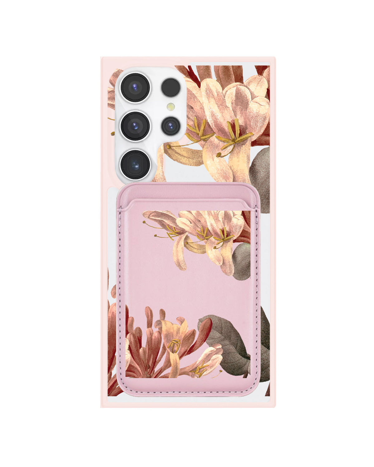 Android Magnetic Wallet Case - June Honey Suckle