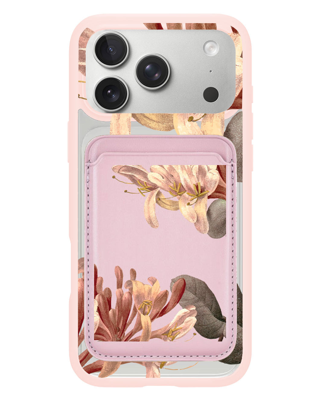 iPhone Magnetic Wallet Case - June Honey Suckle