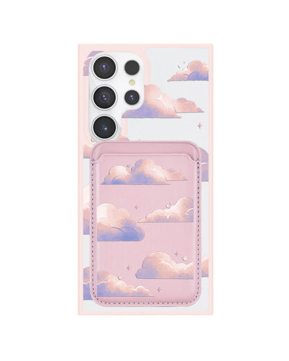 Android Magnetic Wallet Case - Pastel Clouds